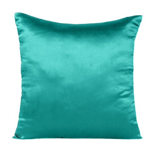 Cushion Cover Pillow Case Throw 18x18 Soft Decorative Solid Satin Pillow Shams - Picture 108 of 191