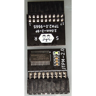 TPM TPM2.0 Module ASRock TPM 18-1 Pin Security Module Board Win11 for Infineon