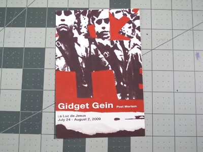 vtg 2009 Gidget Gein Post Mortem @ La Luz Gallery art show flyer card ...