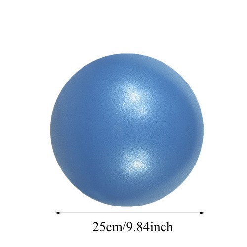 Yoga Balls 2pcs Blue+Pink 25cm Fitness Yoga Equipment Outdoor/Indoor Workout - Picture 3 of 6