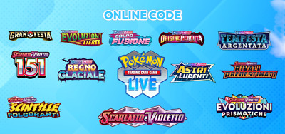 Pokemon Bundle Codes x5 TCG Live - Sword and Shield - Scarlet and Purple No Box
