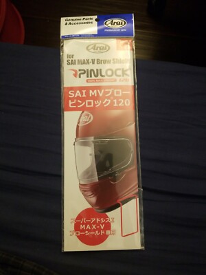 ARAI SAI - MV Blow pin lock sheet 120 clear 1080 011080 JAPAN