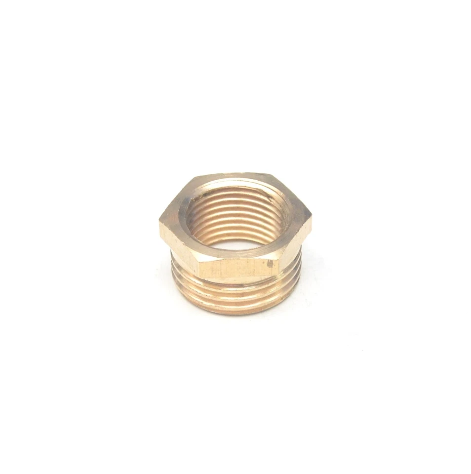 1/2 BSP Male x 3/8 BSP Female British Pipe Reducer Bushing Brass Adapter Oil Gas - Image 4 of 4