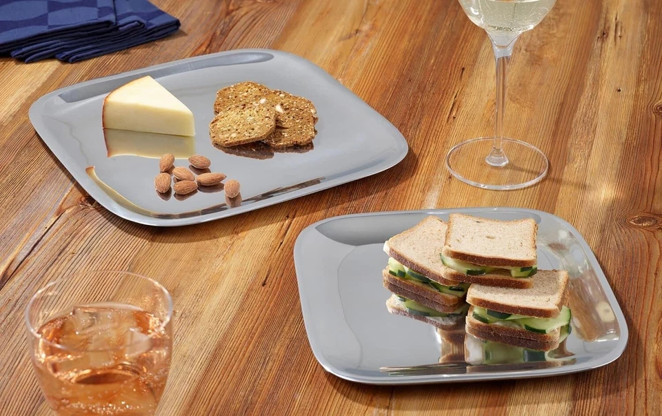 Plato cuadrado Nambé, 11" (555) Foto 4 de 4