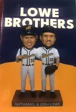 Nathanial And Josh Lowe Brothers Montgomery Biscuits SGA Bobblehead NEW