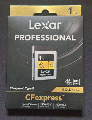  Brand New Lexar 1TB Professional CFexpress Type B Memory Card GOLD Series