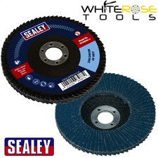 Sealey Flap Disc Zirconium Ø100mm Ø16mm Bore 40Grit Power Tool Accessories