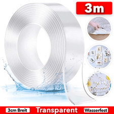 3M Doppelseitiges Klebeband Nano Klebestoff Sehr Stark GEL Nano Verpackband NEU