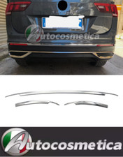 Modanature profili paraurti acciaio cromo per Volkswagen Tiguan 2016-2020