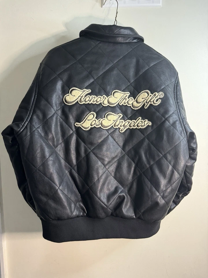 Bomber acolchado Honor The Gift para mujer talla pequeña negro Foto 3 de 4