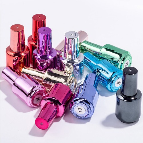 8ml Nail Polish Mirror Effect Metallic Color Quick-Drying Women Nail Art Design - Picture 16 of 31