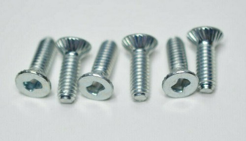 (12 Pk) Metering Plate Clutch Head Mounting Screws Fits: Holley Carburetor 4160 - Picture 2 of 4