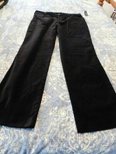CHAPS, NWT, Size 12P, Black Velvety Pants, great item!