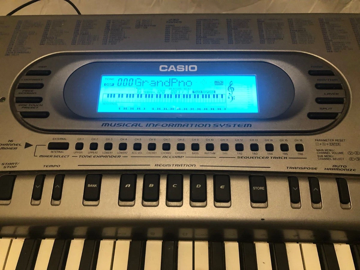 【動作良好】CASIO カシオ 76鍵盤 シンセサイザー WK-1800