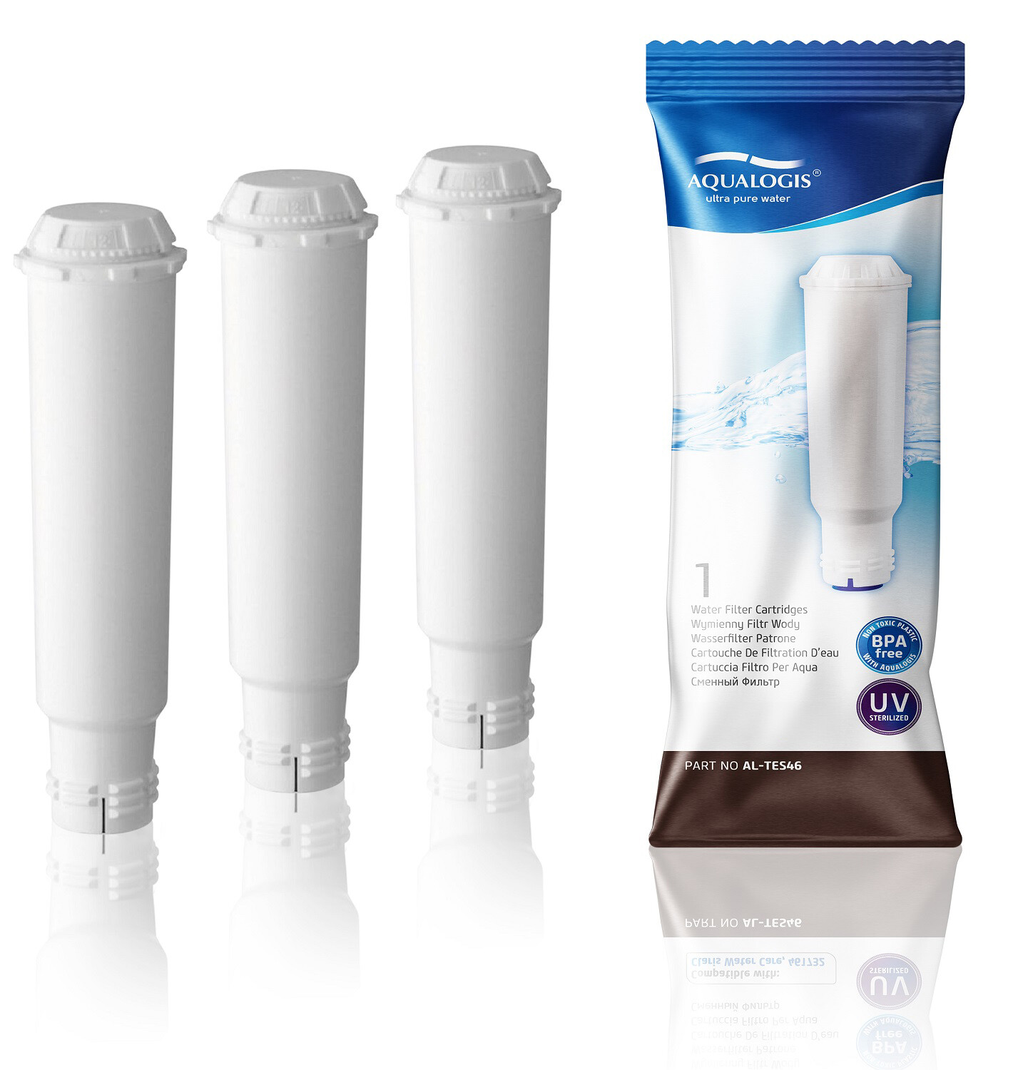 Water Filter For Krups F088, Melitta Pro Aqua Coffee Machine, Pack of 3 - Image 2
