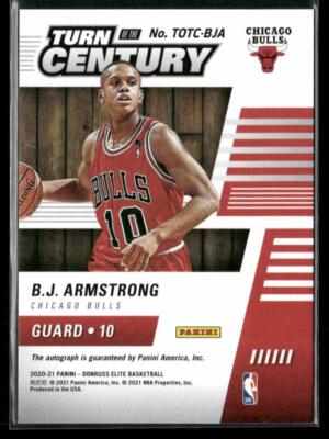 2020-21 Donruss Elite B.J. Armstrong Turn of the Century