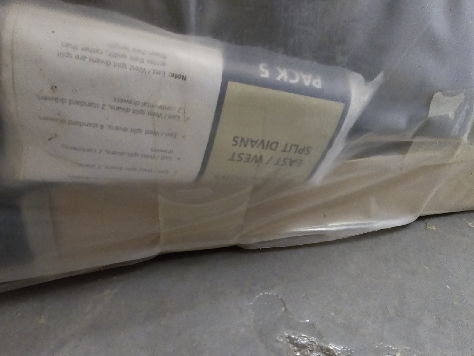 Hypnos Kingsize SPRUNG Divan Bed base John Lewis 150 x 200cm Royal