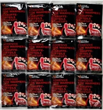 15 Pair Little Hotties Adhesive Toe Foot Warmer Pure Heat Air Activated exp 2027