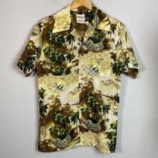 Vintage Men's 70's Mr. Florida Aloha Hawaiian Short Sleeve Medium Shirt Vacation