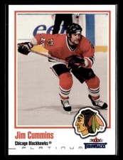 2002-03 Fleer Throwbacks #45P Jim Cummins Platinum #/50