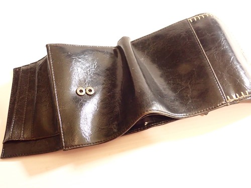 Vintage Esprit Leather Purse Wallet - Black - Picture 18 of 20