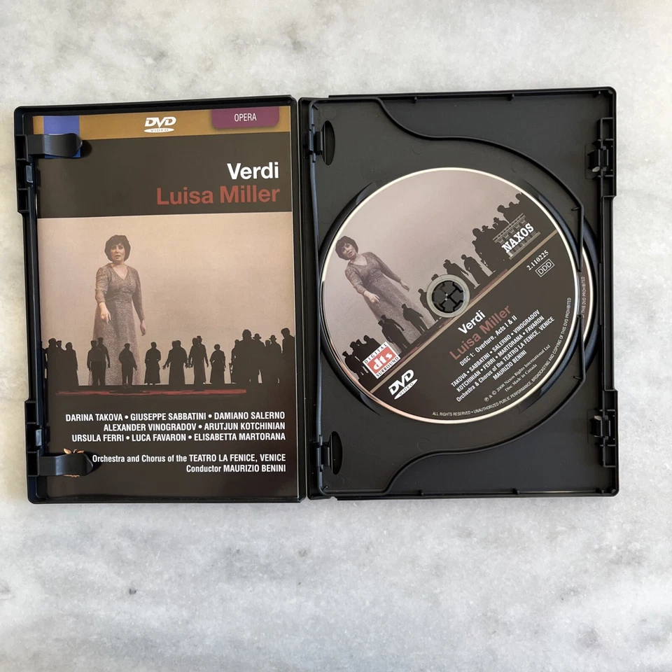 Verdi Opera Naxos DVD Lot : Macbeth (2007), Luisa Miller (2006) Italian Rare OOP - Image 3 of 4