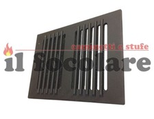 GRIGLIA IN GHISA PER CAMINI STUFA A LEGNA PELLET FOCOLARE 34 x 24,8 CLAM