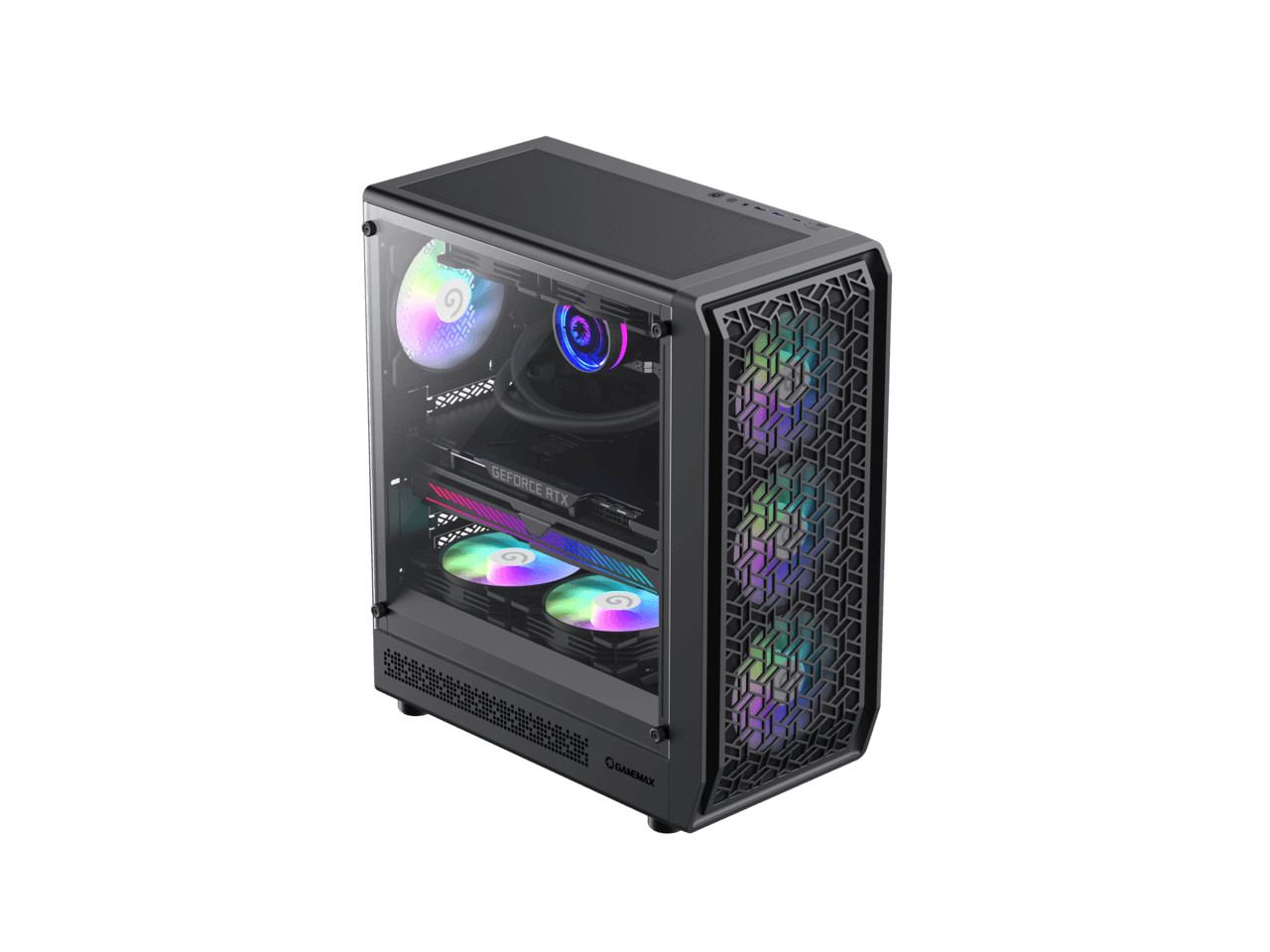 Корпус для ПК GAMEMAX Forge AB Premium Mid Tower ATX-черный