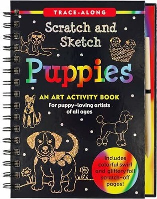 Scratch & Sketch Puppies Buch PETER PAUPER