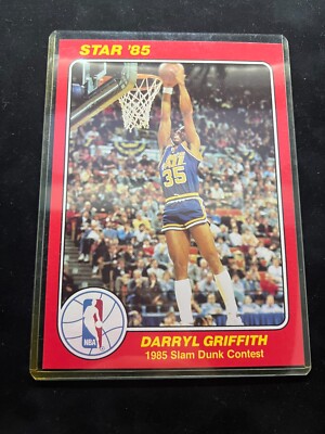 1985  STAR COMPANY DARRYL GRIFFITH  #4   SLAM  DUNK  SUPER  5 X 7