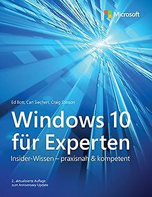 Windows 10 für Experten: Insider-Wissen - praxisnah... | Buch | Zustand sehr gut