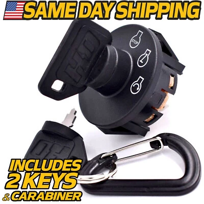 HD SWITCH Starter Ignition Key Switch fits ExMark Toro 117-2222 w/UMBRELLA KEY UPGRADE