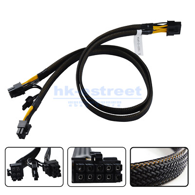 10pin to 8+6pin Power Cable for DELL Precision 5820 T5820 and GPU 60cm PCI-E