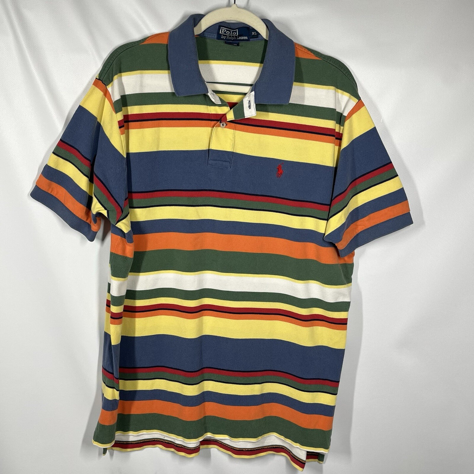Vtg Polo by Ralph Lauren Polo Shirt XL Colorful W… - image 1