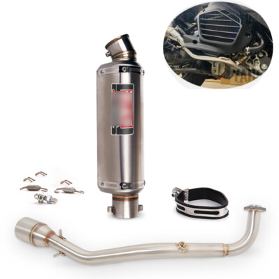 For Yamaha Zuma 125 2021-2022 Exhaust Tips Muffler Front Middle Pipe Connection