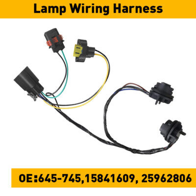 For 07-14 Chevy Silverado 1500 2500HD 3500 HD Socket Headlight Harness Wire Plug