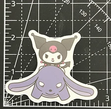 Kuromi & Baku Ride Again Vinyl decal Sanrio Sticker Sticker Bomb KAWAII Besties