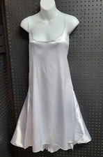 Rosie Night White Nylon Satin Lace BABYDOLL Lingerie - L