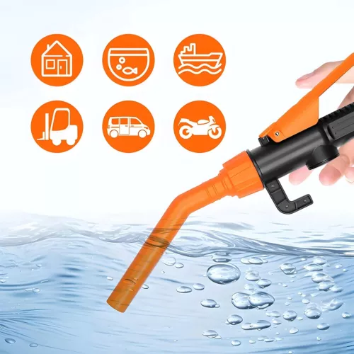 Portable Powered Battery Liquid Transfer Pump 2.4 GPM for Gasoline Diesel Fuel - Picture 24 of 24