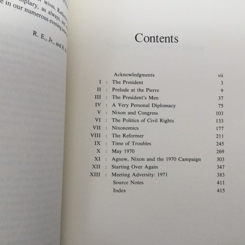 Evans & Novak NIXON IN THE WHITE HOUSE The Frustration of Power 1971 1st Edition - Picture 7 of 8