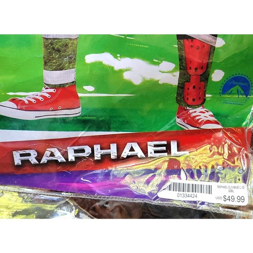TEENAGE MUTANT NINJA TURTLES Raphael Costume Kids Size Large (Mask not included) - Picture 9 of 9