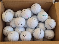 40 MAXFLI TOUR X CG GOLF BALLS - VERY GOOD CLEAN & BRIGHT WHITE