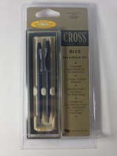 Vintage CROSS BLUE Pen  Pencil Set - Never Opened 1994