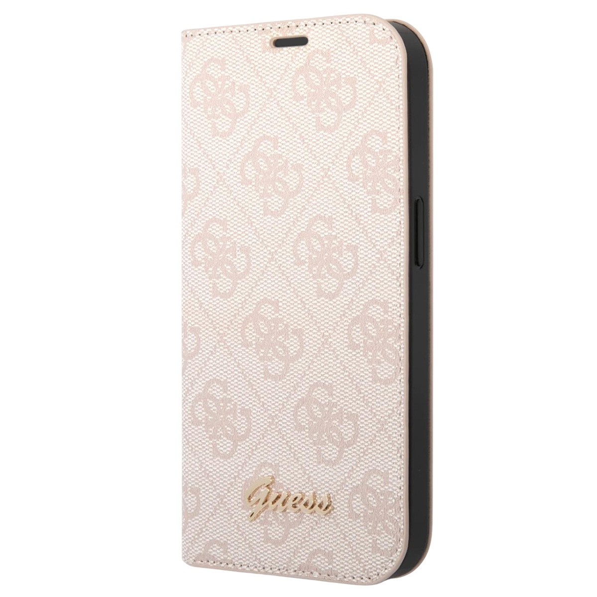 Étui folio iPhone 14 Plus Guess rose idéal pour vos sorties