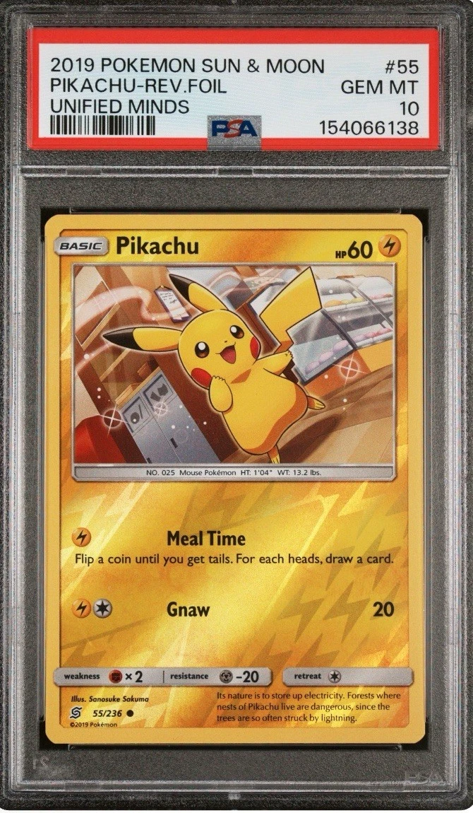 Pikachu Pokémon TCG Sun & Moon Individual Collectible Card Game