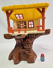 1974 Hasbro Weebles Treehouse Playset With One Weeble 12 3/4" High Excellent