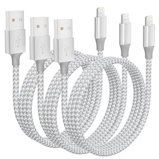 Iphone Charger [Apple Mfi Certified] 3Pack 10FT Long Lightning Cable Fast Chargi