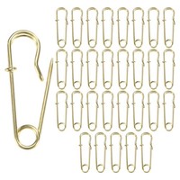 "30 Stk. 1,1\" Sicherheitsnadeln FüR Mode/Kleidung/Diy [Gold]"