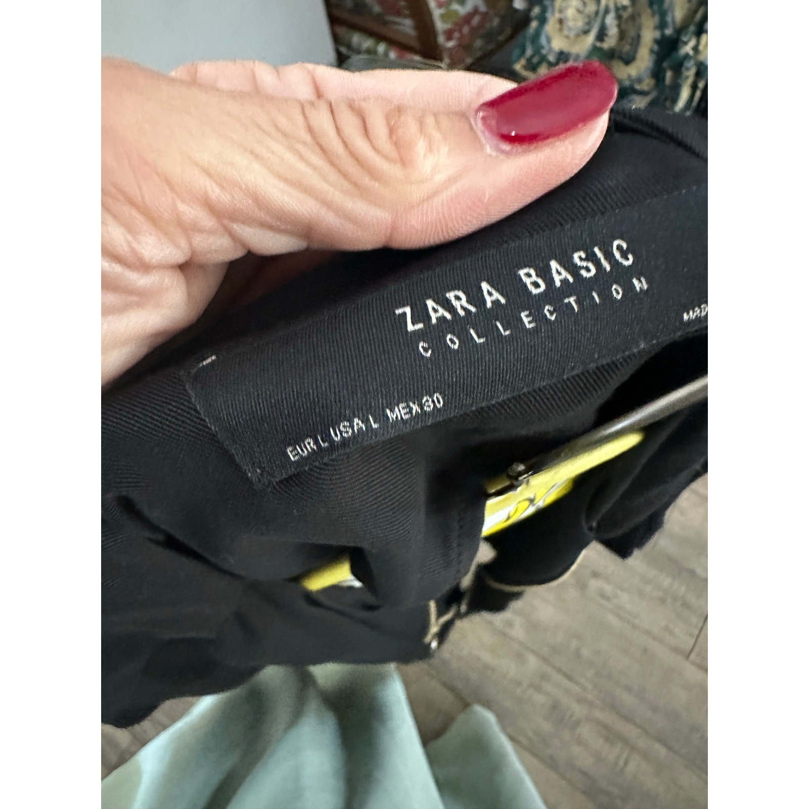 Zara Basic Trench Jacket Mid Length Full Zip Long… - image 7