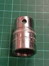 ELORA, 1/2" Drive, 19mm, 12 point, Shallow Socket, Made In West Germany
